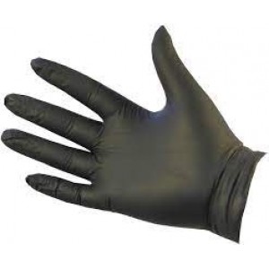 Absolute Black Nitrile Gloves Small Pk 100
